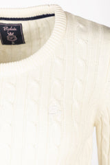 Rydale Ladies Crew Neck Cable Knit Jumper - Emma