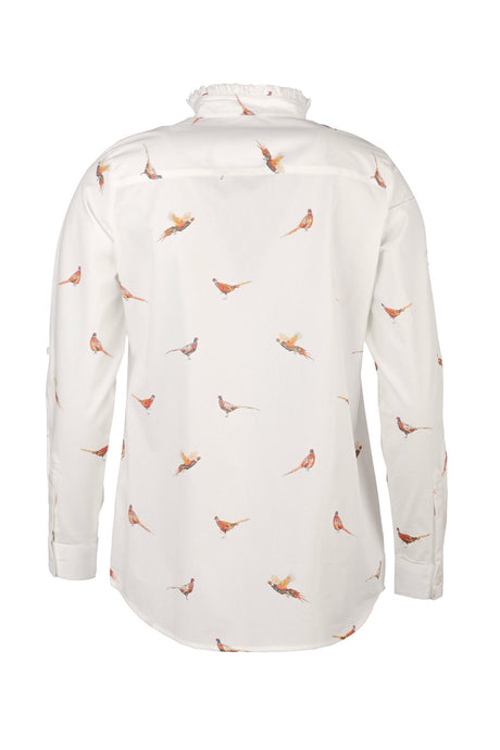 Rydale Ladies Overhead Ruffled Shirt - Ivy