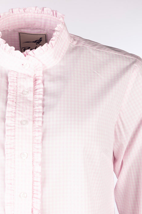 Rydale Ladies Overhead Ruffled Shirt - Ivy