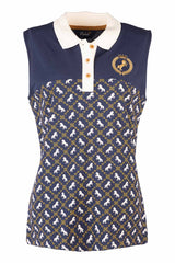 Rydale Ladies Snaffle Sleeveless Equestrian Polo Shirt