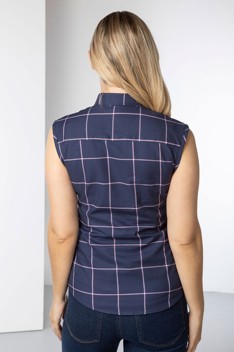 Rydale Ladies Hannah Sleeveless Country Shirt - Laura Tweed