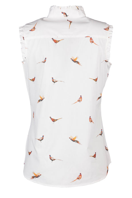 Rydale Ladies Ruffled Sleeveless Shirt - Wistow