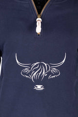Rydale Girls Quarter Zip Sweatshirt - Byland