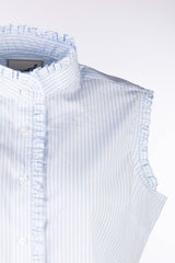 Rydale Ladies Ruffled Sleeveless Shirt - Ivy