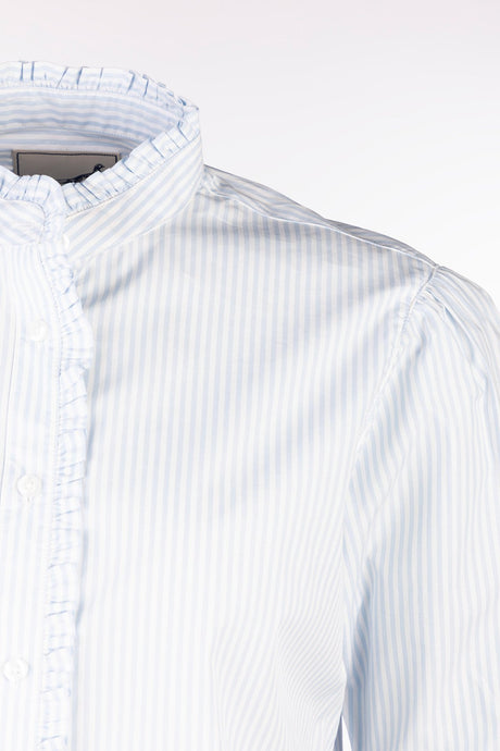 Rydale Ladies Ruffled Short Sleeved Shirt - Ivy