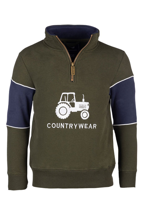 Rydale Boys Quarter Zip Sweatshirt - Byland