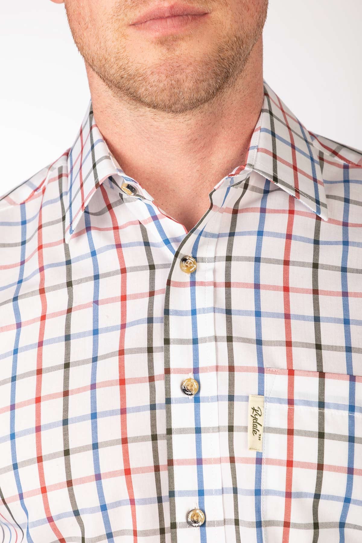 Rydale Men's Short Sleeved Check Shirt