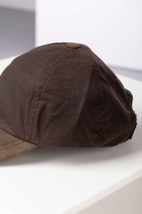 Rydale Men's Wax Baseball Cap with Nubuck Peak - Danby
