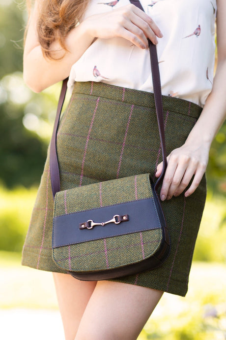 Rydale Ladies Tweed Saddle Bag - Helmsley