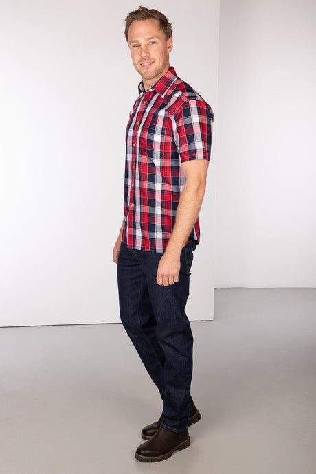 Rydale Men's Short Sleeved Check Shirt