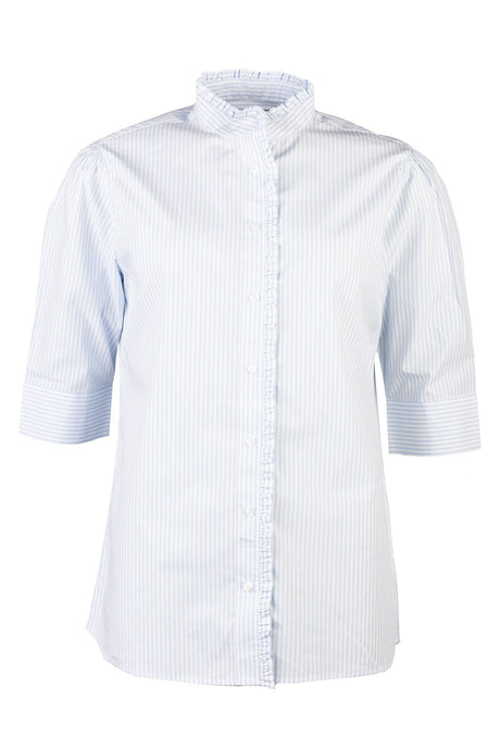 Rydale Ladies Ruffled Short Sleeved Shirt - Ivy