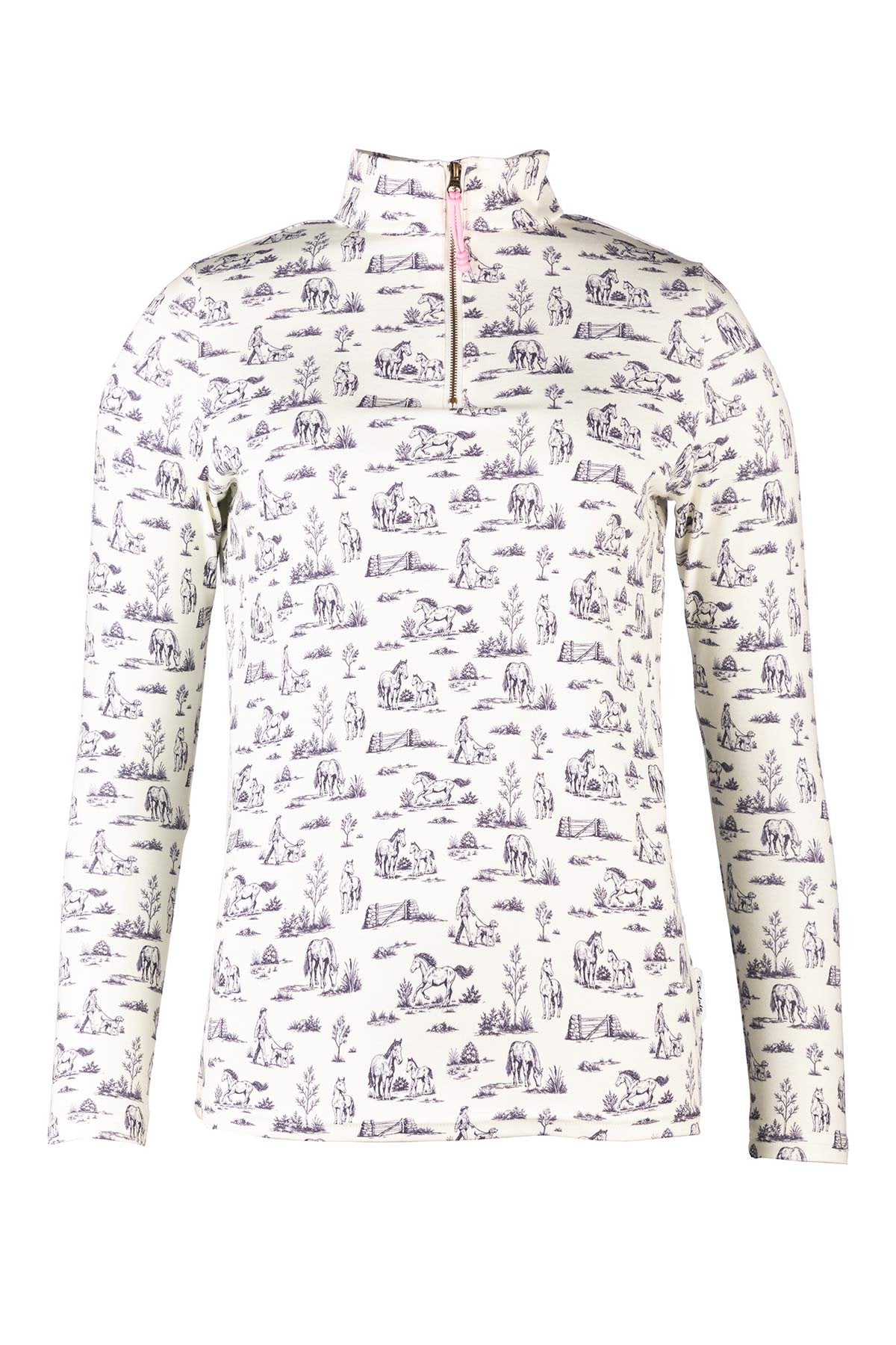 Rydale Ladies Long Sleeved 1/4 Zip Top - Foxholes