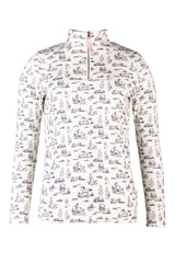 Rydale Ladies Long Sleeved 1/4 Zip Top - Foxholes