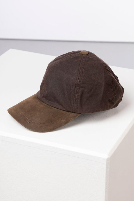 Rydale Men's Wax Baseball Cap with Nubuck Peak - Danby