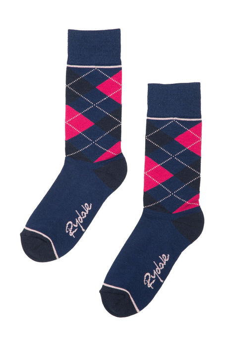 Rydale Ladies Argyle Ankle Socks
