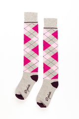 Rydale Ladies Argyle Knee High Riding Socks