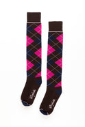 Rydale Ladies Argyle Knee High Riding Socks