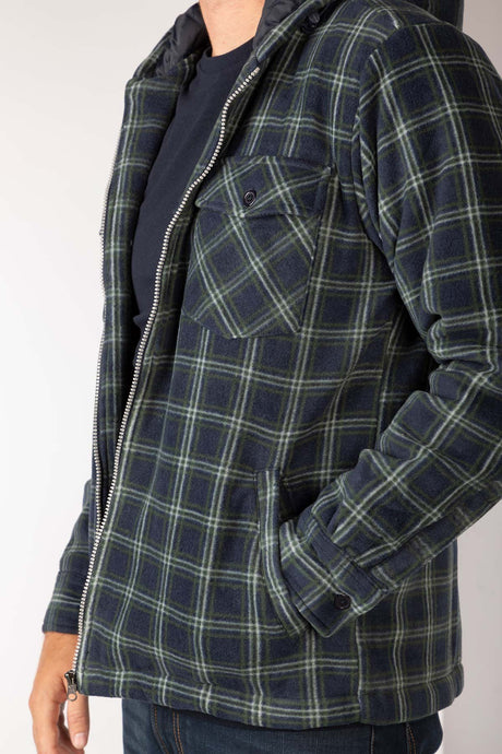 Rydale Men's Hooded Fleece Overshirt - Ulrome
