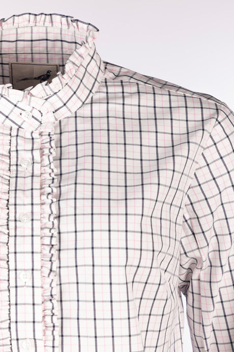 Rydale Ladies Overhead Ruffled Shirt - Ivy