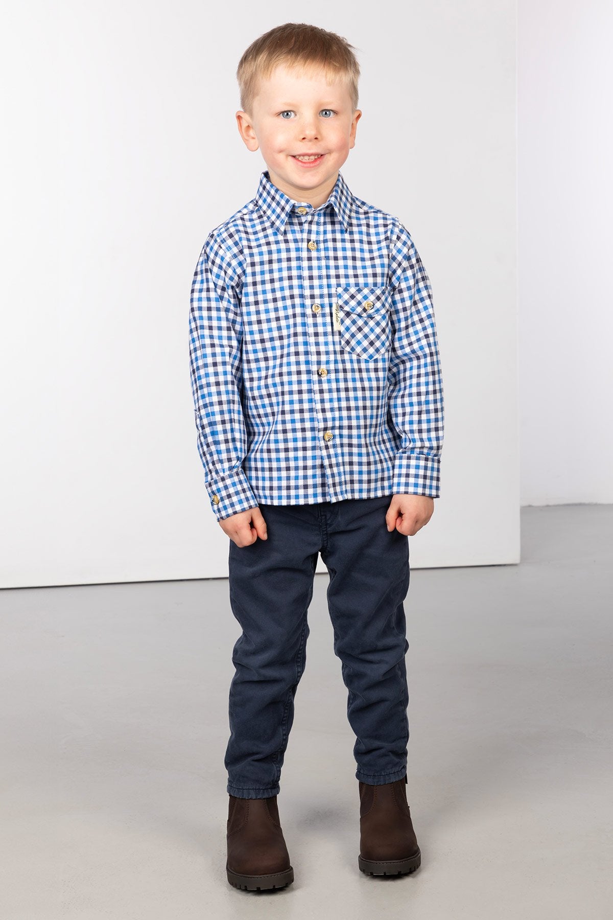 Rydale Boys Country Check Shirts