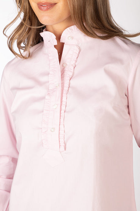 Rydale Ladies Overhead Ruffled Shirt - Ivy