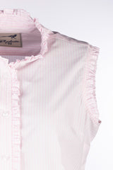 Rydale Ladies Ruffled Sleeveless Shirt - Ivy