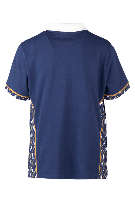 Rydale Junior Equestrian Patterned Polo Shirt - Muston