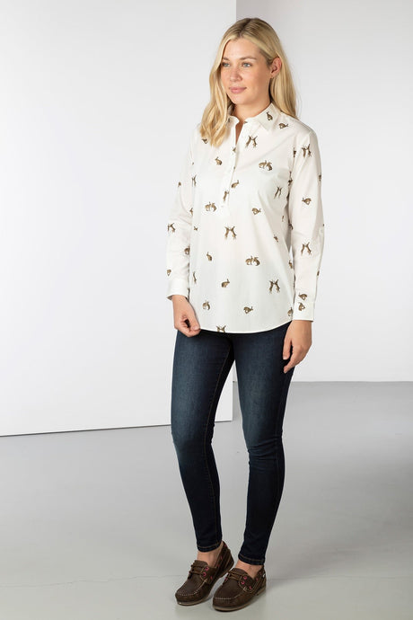 Rydale Ladies Printed Overhead Shirt - Wistow II