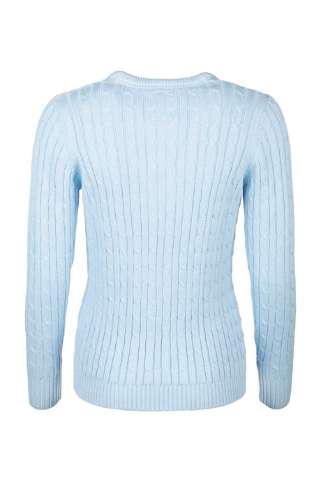 Rydale Ladies V Neck Cable Knit Jumper - Emma