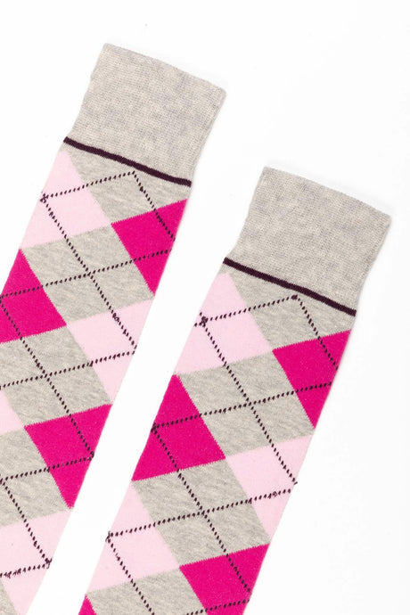 Rydale Ladies Argyle Knee High Riding Socks