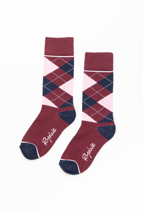 Rydale Ladies Argyle Ankle Socks