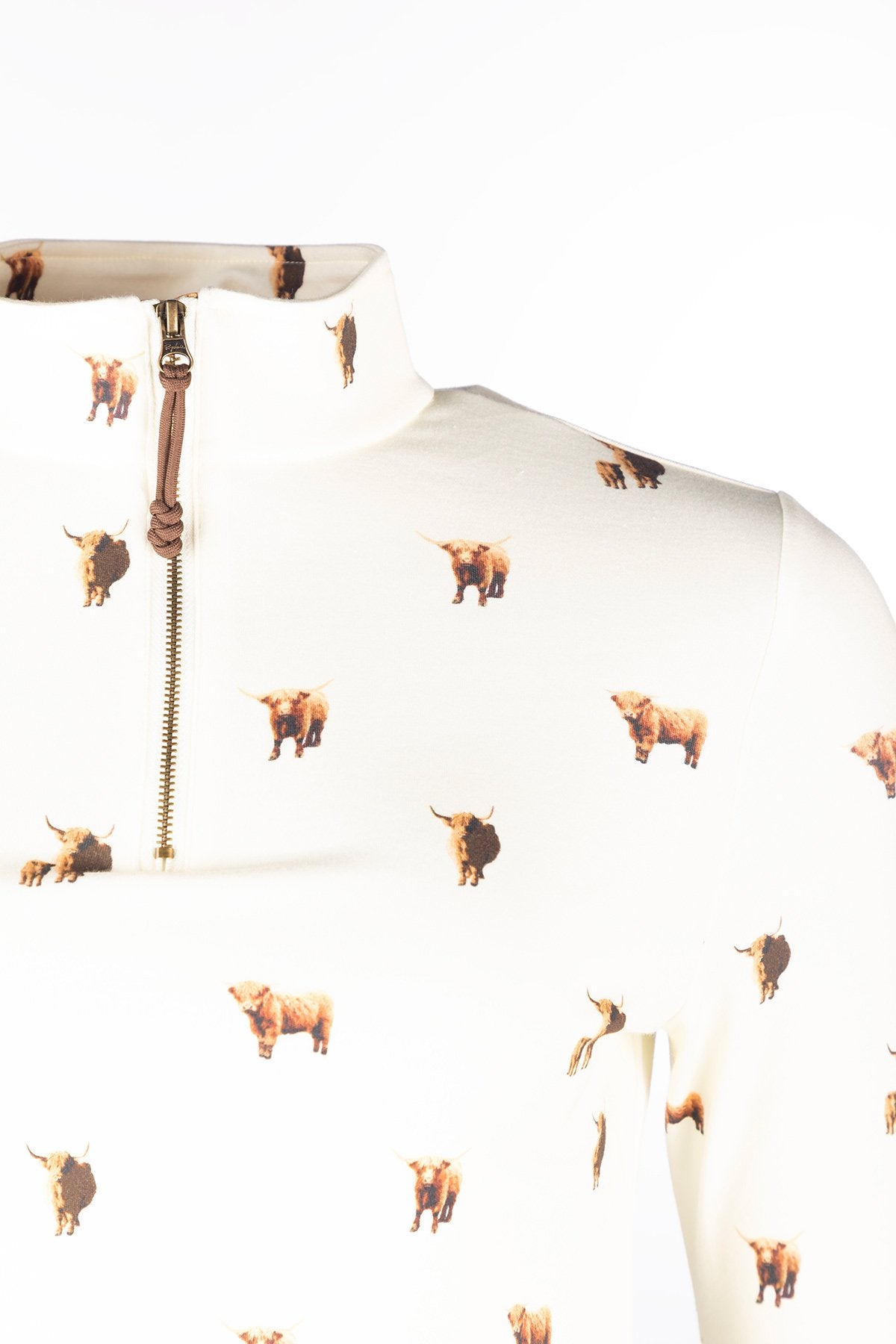 Rydale Ladies Long Sleeved 1/4 Zip Top - Foxholes