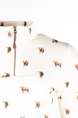 Rydale Ladies Long Sleeved 1/4 Zip Top - Foxholes