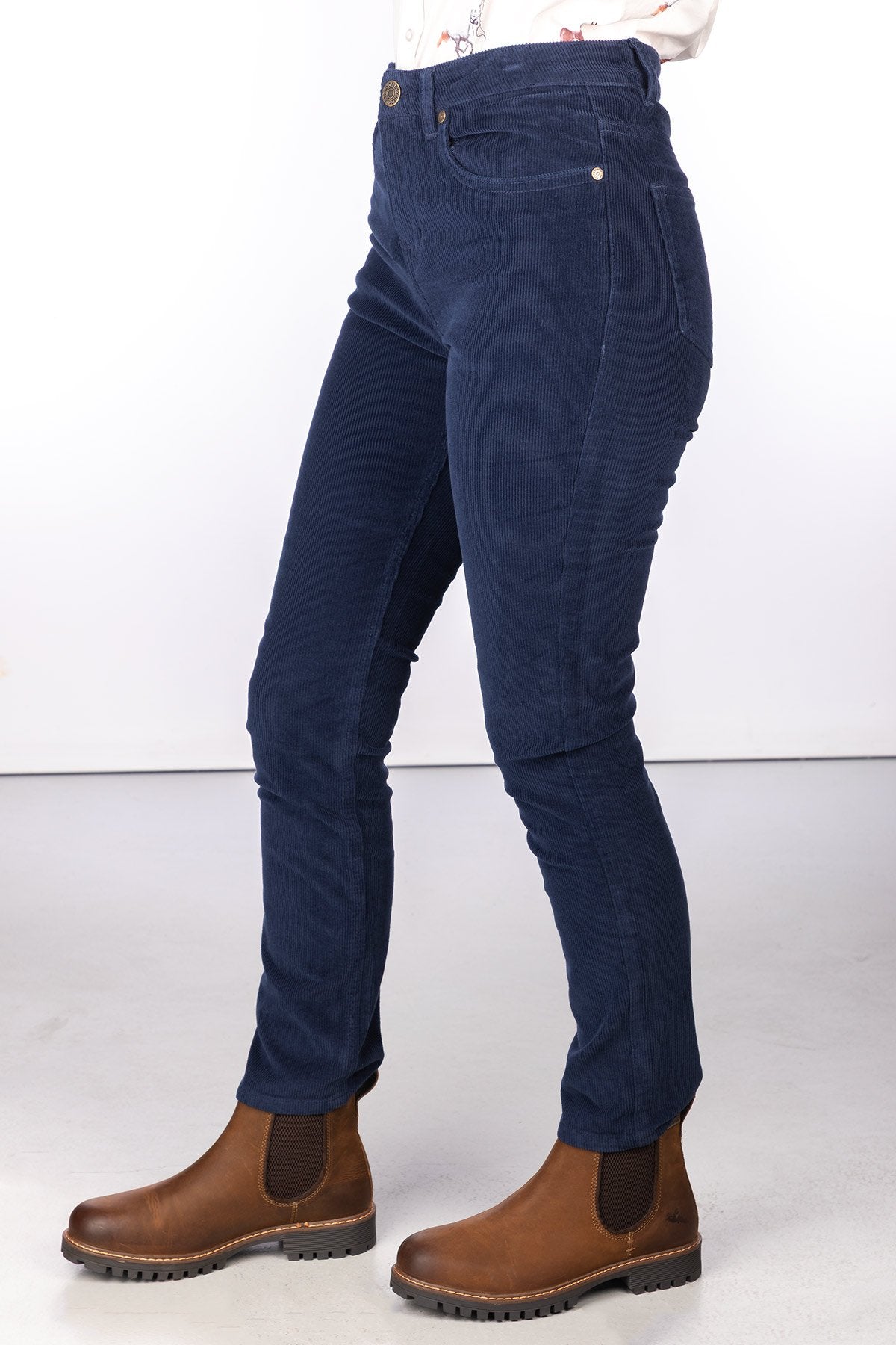 Rydale Ladies Straight Leg Corduroy Trousers - Ella