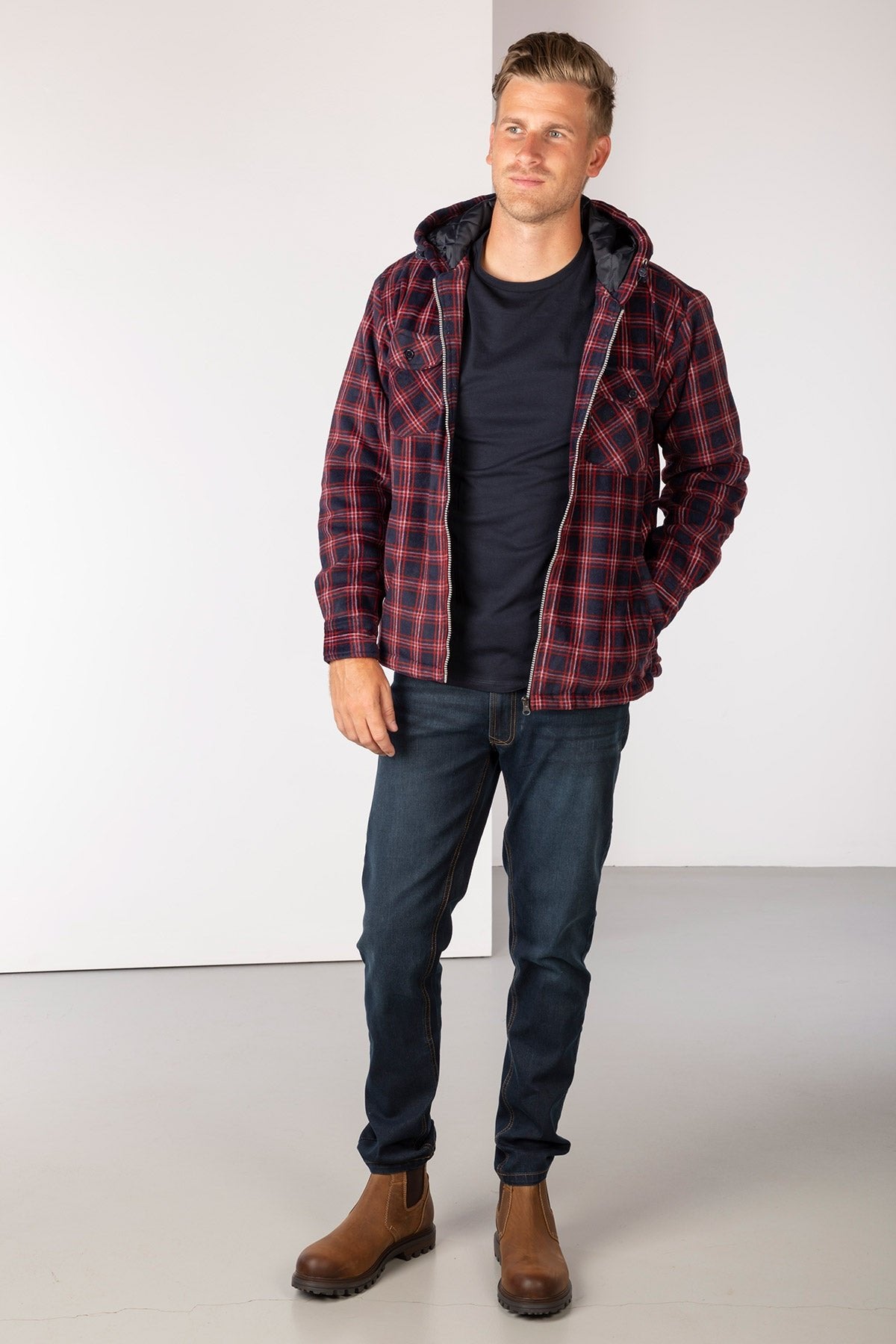 Rydale Men's Hooded Fleece Overshirt - Ulrome