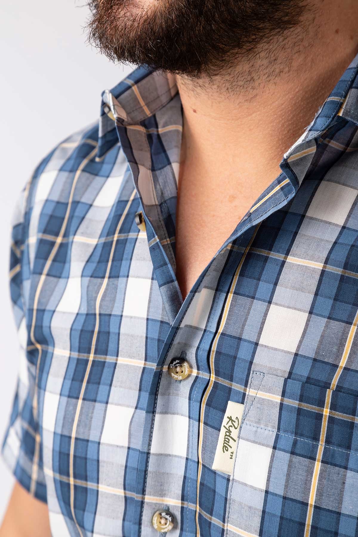 Rydale Men's Short Sleeved Check Shirt