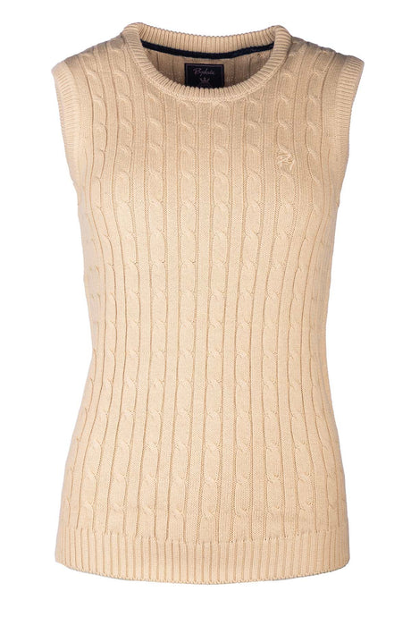 Rydale Ladies Crew Neck Cable Knit Vest - Emma