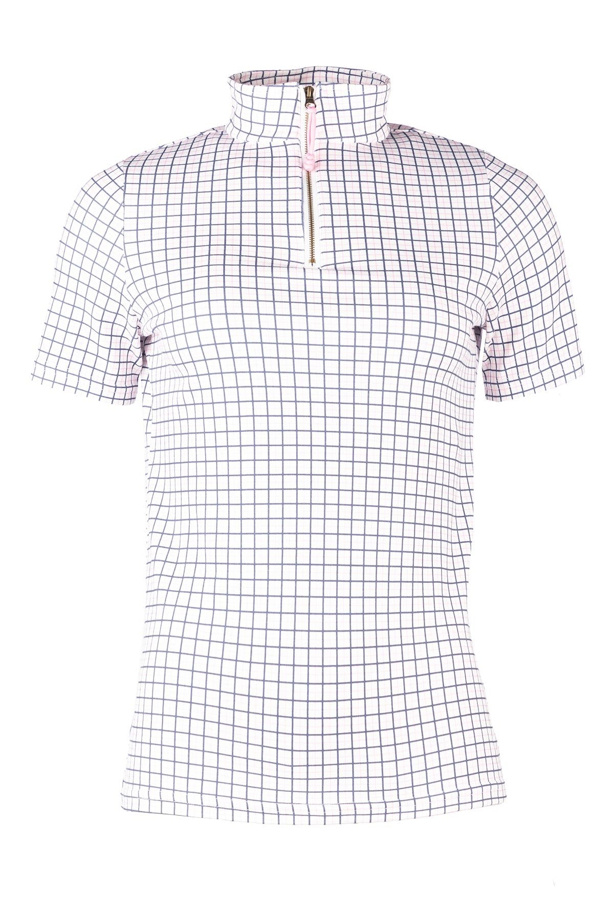 Rydale Ladies Short Sleeved 1/4 Zip Top - Foxholes