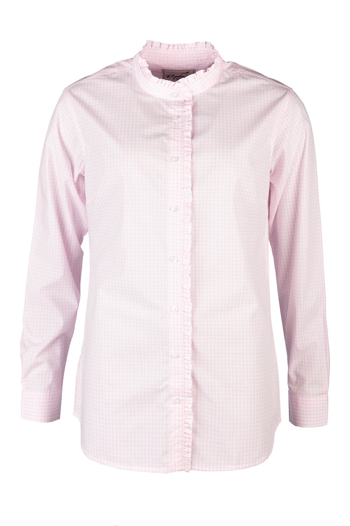 Rydale Ladies Oxford Cotton Ruffled Shirt - Ivy