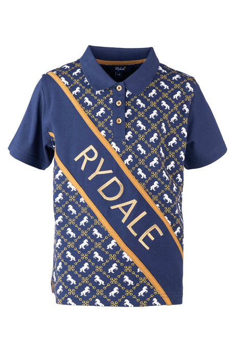 Rydale Junior Equestrian Sash Polo Shirt - Muston