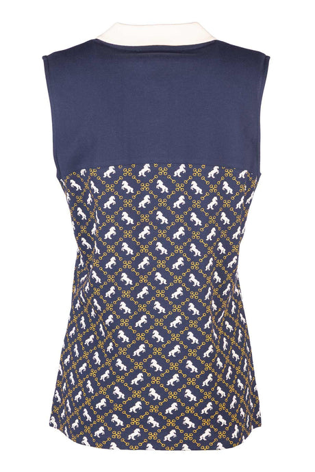 Rydale Ladies Snaffle Sleeveless Equestrian Polo Shirt