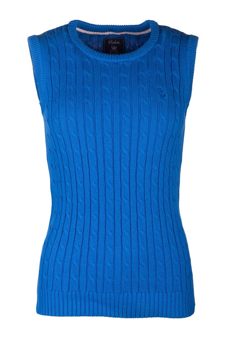 Rydale Ladies Crew Neck Cable Knit Vest - Emma