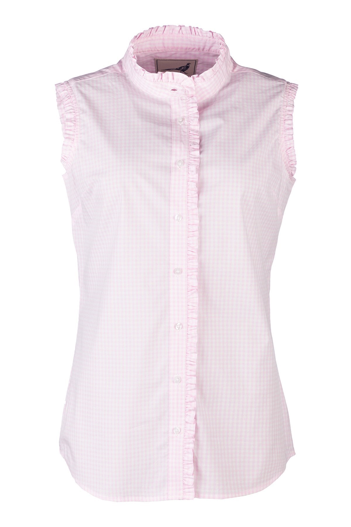 Rydale Ladies Ruffled Sleeveless Shirt - Ivy