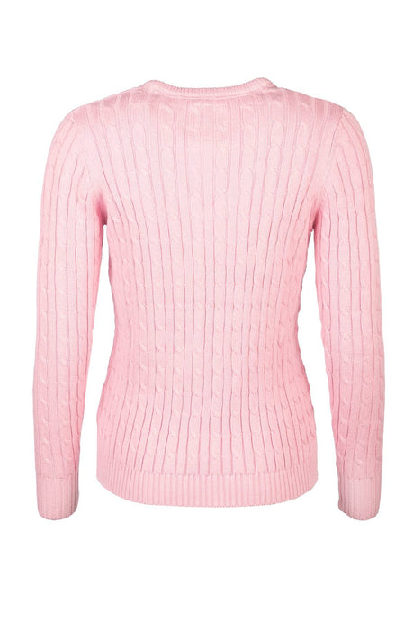 Rydale Ladies V Neck Cable Knit Jumper - Emma