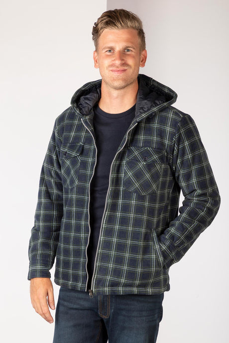 Rydale Men's Hooded Fleece Overshirt - Ulrome