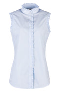 Rydale Ladies Ruffled Sleeveless Shirt - Ivy