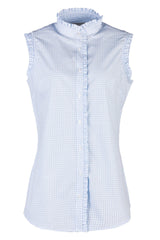 Rydale Ladies Ruffled Sleeveless Shirt - Ivy
