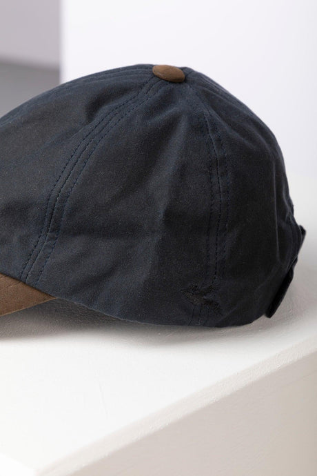 Rydale Men's Wax Baseball Cap with Nubuck Peak - Danby