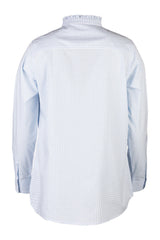 Rydale Ladies Oxford Cotton Ruffled Shirt - Ivy