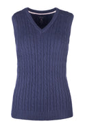Rydale Ladies V Neck Cable Knit Vest- Emma